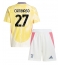 Juventus Andrea Cambiaso #27 Replika Bortatröja Barn 2024-25 Kortärmad (+ byxor)