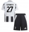 Juventus Andrea Cambiaso #27 Replika Hemmatröja Barn 2024-25 Kortärmad (+ byxor)
