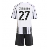 Juventus Andrea Cambiaso #27 Replika Hemmatröja Barn 2025-26 Kortärmad (+ byxor)