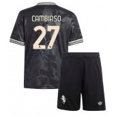Juventus Andrea Cambiaso #27 Replika Tredjetröja Barn 2025-26 Kortärmad (+ byxor)
