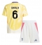Juventus Danilo Luiz #6 Replika Bortatröja Barn 2024-25 Kortärmad (+ byxor)