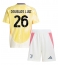 Juventus Douglas Luiz #26 Replika Bortatröja Barn 2024-25 Kortärmad (+ byxor)