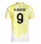 Juventus Dusan Vlahovic #9 Replika Bortatröja 2024-25 Kortärmad