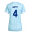 Juventus Federico Gatti #4 Replika Bortatröja Dam 2025-26 Kortärmad