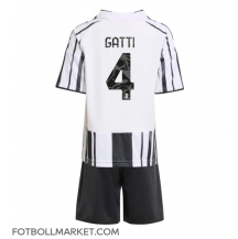 Juventus Federico Gatti #4 Replika Hemmatröja Barn 2025-26 Kortärmad (+ byxor)