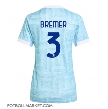 Juventus Gleison Bremer #3 Replika Bortatröja Dam 2025-26 Kortärmad
