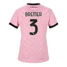 Juventus Gleison Bremer #3 Replika Bortatröja Dam 2026-27 Kortärmad