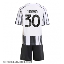 Juventus Jonathan David #30 Replika Hemmatröja Barn 2025-26 Kortärmad (+ byxor)