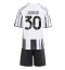 Juventus Jonathan David #30 Replika Hemmatröja Barn 2025-26 Kortärmad (+ byxor)