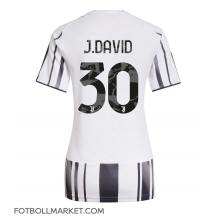 Juventus Jonathan David #30 Replika Hemmatröja Dam 2025-26 Kortärmad