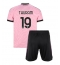 Juventus Khephren Thuram #19 Replika Bortatröja Barn 2026-27 Kortärmad (+ byxor)