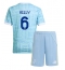 Juventus Lloyd Kelly #6 Replika Bortatröja Barn 2025-26 Kortärmad (+ byxor)