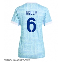 Juventus Lloyd Kelly #6 Replika Bortatröja Dam 2025-26 Kortärmad