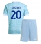 Juventus Lois Openda #20 Replika Bortatröja Barn 2025-26 Kortärmad (+ byxor)
