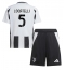 Juventus Manuel Locatelli #5 Replika Hemmatröja Barn 2024-25 Kortärmad (+ byxor)