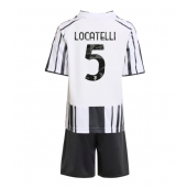 Juventus Manuel Locatelli #5 Replika Hemmatröja Barn 2025-26 Kortärmad (+ byxor)