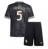 Juventus Manuel Locatelli #5 Replika Tredjetröja Barn 2025-26 Kortärmad (+ byxor)
