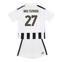 Juventus Nick Woltemade #27 Replika Hemmatröja Barn 2026-27 Kortärmad (+ byxor)