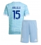 Juventus Pierre Kalulu #15 Replika Bortatröja Barn 2025-26 Kortärmad (+ byxor)
