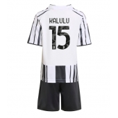 Juventus Pierre Kalulu #15 Replika Hemmatröja Barn 2025-26 Kortärmad (+ byxor)
