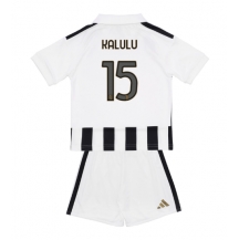 Juventus Pierre Kalulu #15 Replika Hemmatröja Barn 2026-27 Kortärmad (+ byxor)
