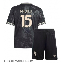 Juventus Pierre Kalulu #15 Replika Tredjetröja Barn 2025-26 Kortärmad (+ byxor)
