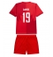 Kanada Alphonso Davies #19 Replika Hemmatröja Barn VM 2026 Kortärmad (+ byxor)