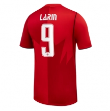 Kanada Cyle Larin #9 Replika Hemmatröja VM 2026 Kortärmad