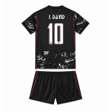 Kanada Jonathan David #10 Replika Bortatröja Barn VM 2026 Kortärmad (+ byxor)