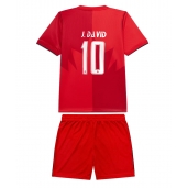 Kanada Jonathan David #10 Replika Hemmatröja Barn VM 2026 Kortärmad (+ byxor)
