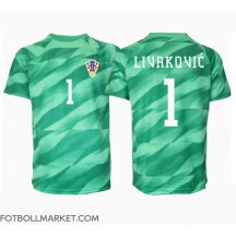 Kroatien Dominik Livakovic #1 Målvakt Replika Bortatröja EM 2024 Kortärmad
