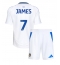 Leeds United Daniel James #7 Replika Hemmatröja Barn 2024-25 Kortärmad (+ byxor)