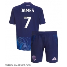 Leeds United Daniel James #7 Replika Tredjetröja Barn 2024-25 Kortärmad (+ byxor)