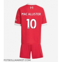 Liverpool Alexis Mac Allister #10 Replika Hemmatröja Barn 2025-26 Kortärmad (+ byxor)