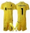 Liverpool Alisson Becker #1 Målvakt Replika Tredjetröja Barn 2024-25 Kortärmad (+ byxor)
