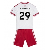 Liverpool Bradley Barcola #29 Replika Bortatröja Barn 2026-27 Kortärmad (+ byxor)