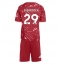 Liverpool Bradley Barcola #29 Replika Hemmatröja Barn 2026-27 Kortärmad (+ byxor)