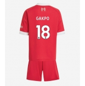Liverpool Cody Gakpo #18 Replika Hemmatröja Barn 2025-26 Kortärmad (+ byxor)