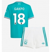 Liverpool Cody Gakpo #18 Replika Tredjetröja Barn 2025-26 Kortärmad (+ byxor)