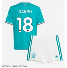 Liverpool Cody Gakpo #18 Replika Tredjetröja Barn 2025-26 Kortärmad (+ byxor)