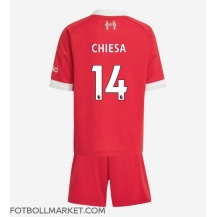 Liverpool Federico Chiesa #14 Replika Hemmatröja Barn 2025-26 Kortärmad (+ byxor)