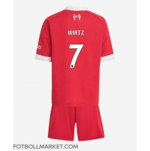 Liverpool Florian Wirtz #7 Replika Hemmatröja Barn 2025-26 Kortärmad (+ byxor)