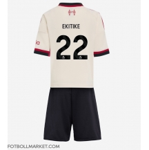 Liverpool Hugo Ekitike #22 Replika Bortatröja Barn 2025-26 Kortärmad (+ byxor)
