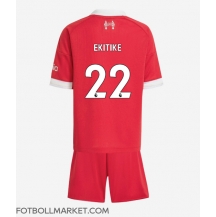 Liverpool Hugo Ekitike #22 Replika Hemmatröja Barn 2025-26 Kortärmad (+ byxor)