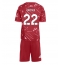 Liverpool Hugo Ekitike #22 Replika Hemmatröja Barn 2026-27 Kortärmad (+ byxor)