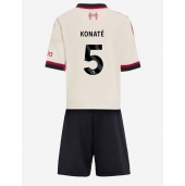 Liverpool Ibrahima Konate #5 Replika Bortatröja Barn 2025-26 Kortärmad (+ byxor)