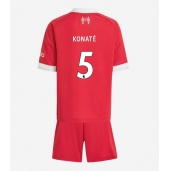 Liverpool Ibrahima Konate #5 Replika Hemmatröja Barn 2025-26 Kortärmad (+ byxor)
