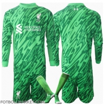 Liverpool Målvakt Replika Bortatröja Barn 2024-25 Långärmad (+ byxor)