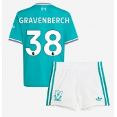 Liverpool Ryan Gravenberch #38 Replika Tredjetröja Barn 2025-26 Kortärmad (+ byxor)