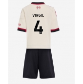 Liverpool Virgil van Dijk #4 Replika Bortatröja Barn 2025-26 Kortärmad (+ byxor)